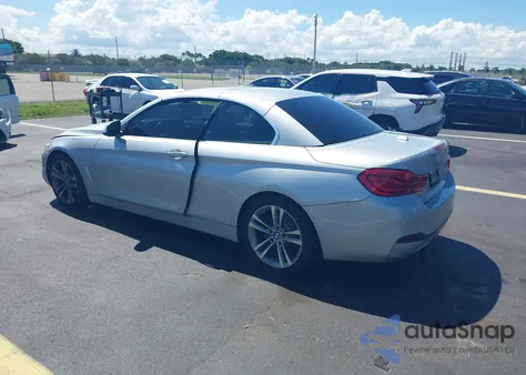 2018 BMW 430I z USA, uszkodzony, nr VIN WBA4Z1C50JEC70595